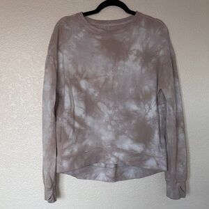 Women's Tie-Dye Sweater - Gray